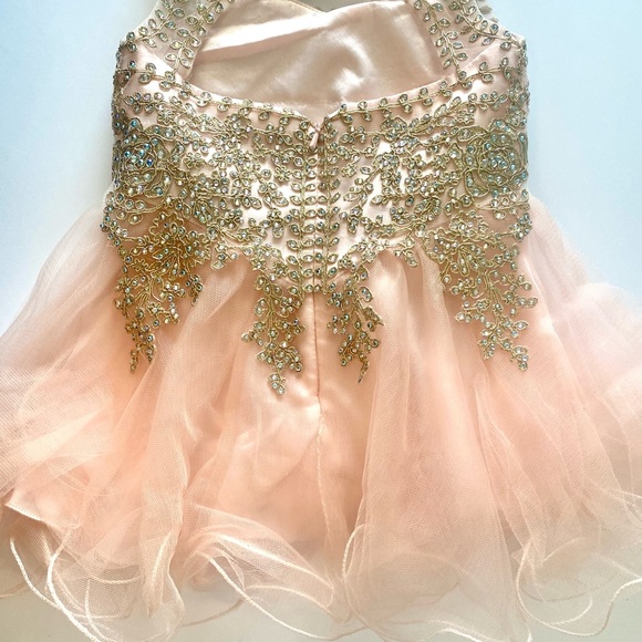 Pink & Gold Dress Size Small (12-18 months) - Picture 3 of 5